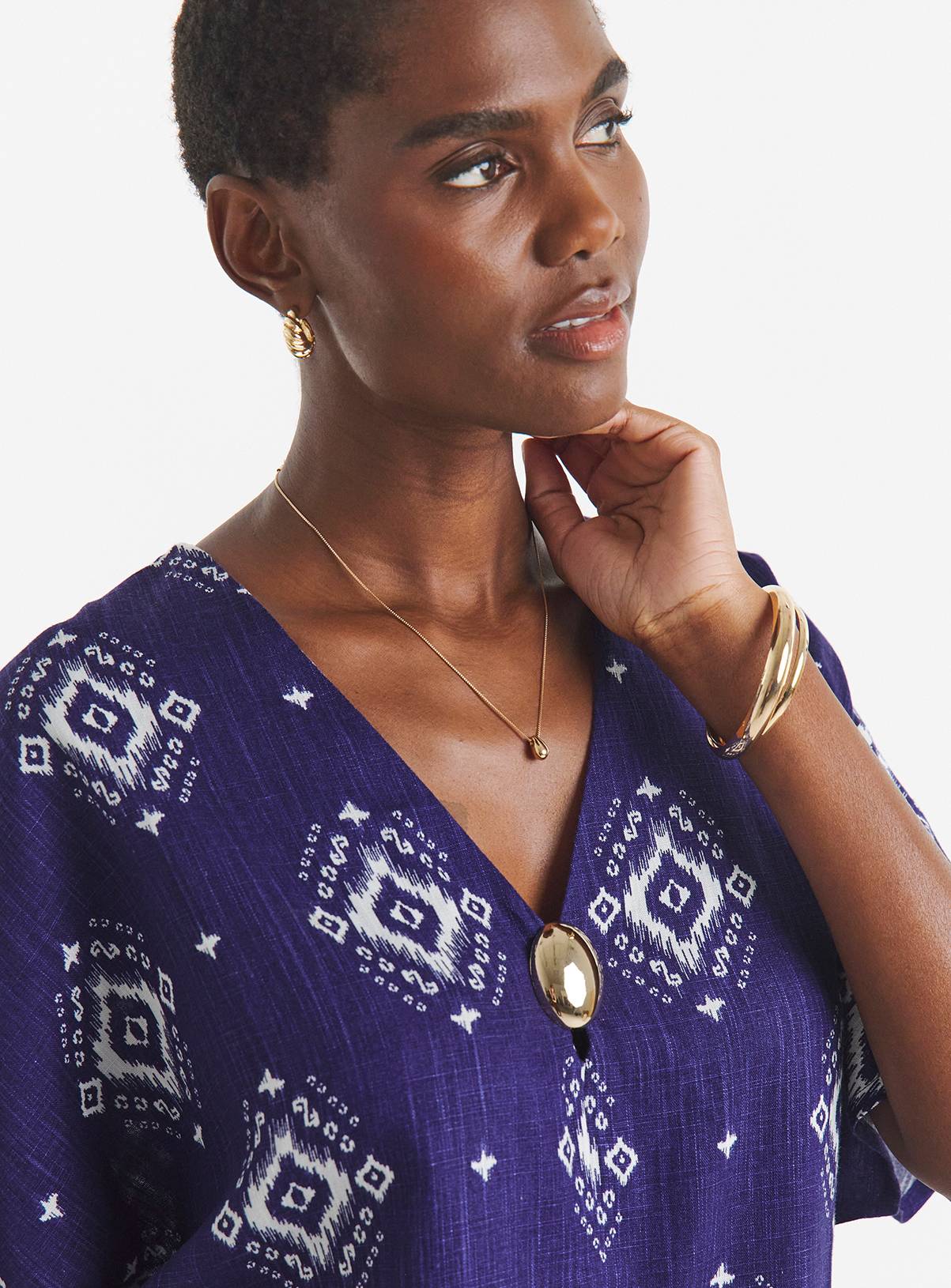 JD WILLIAMS Linen Mix Tunic 10 - Image 4